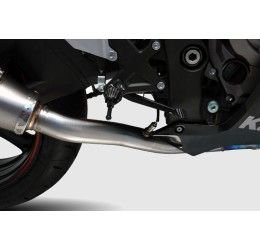 Tubo di raccordo elimina catalizzatore Termignoni in acciaio inox per Kawasaki ZX-10R 10-12