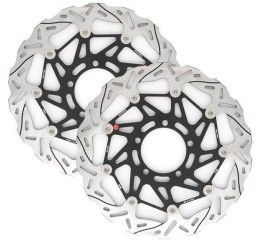 Kit coppia dischi freno anteriori Braking SK3 a margherita flottante per Honda Africa Twin CRF 1000 L ABS 16-19
