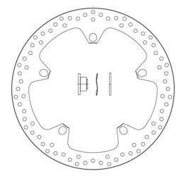 Disco freno anteriore Brembo SERIE ORO per BMW R nine T 13-23 fisso (1 disco) 168B407D7