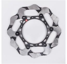 Disco freno anteriore Braking BATFLY ALUMINIUM CROSS a margherita flottante per KTM 250 SXS 03-10 (1 disco) MAGGIORATO da 280mm (necessita i distanziali pinza per essere usato)