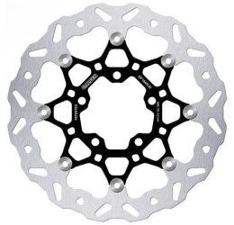 Disco freno anteriore Galfer WAVE FLOATING a margherita flottante con mozzo in acciaio per harley davidson flstc heritage classic 1687 2013 | 2015 (1 disco) DF680FLW