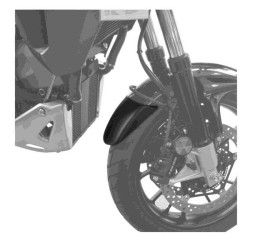 Estensione parafango anteriore Puig per Honda CBR 1000 RR 04-07 colore nero