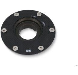 Flangia per tappo serbatoio carburante CARBON FIBER CNC Racing per Triumph Speed Triple 1050 05-15