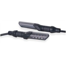 Frecce sequenziali a LED in alluminio "Style" indicatori di direzione omologati CNC Racing per Ducati 1199 Panigale 12-14
