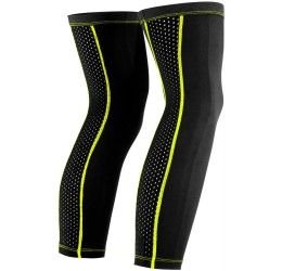 Gambale per ginocchiere Acerbis X-Strong colore nero-giallo fluo