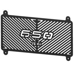 Griglia radiatore acqua Faster96 by RG per Kawasaki Ninja 650 17-24 in acciaio inox con logo