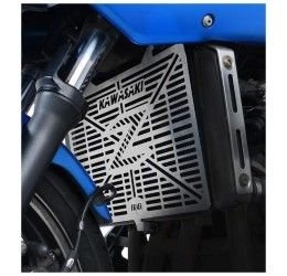 Griglia radiatore acqua Faster96 by RG per Kawasaki Versys 1000 12-20 in acciaio inox con logo