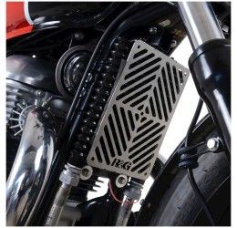 Griglia radiatore olio Faster96 by RG per Royal Enfield Interceptor 650 19-25 in acciaio inox