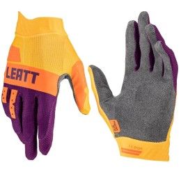 Guanti cross enduro Leatt 1.5 GripR per bambino colore giallo