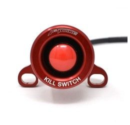 Kill Switch Jetprime pulsante elimina chiave per Aprilia RSV4 1000 09-10 | 17-20 colore Rosso
