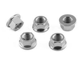 Kit dadi corona in ACCIAIO INOX Pro-Bolt per Aprilia RSV4 1000 RR 15-20 (5 pezzi)