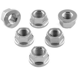 Kit dadi flangiati corona in ACCIAIO INOX Pro-Bolt per Ducati X-Diavel 1262 16-24 (6 pezzi)