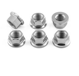 Kit dadi flangiati corona in TITANIO Pro-Bolt per Ducati X-Diavel 1262 16-24 (6 pezzi)
