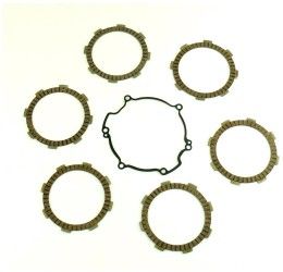 Kit dischi frizione guarniti Athena per Kawasaki KX 85 01-22 + Guarnizione coperchio frizione