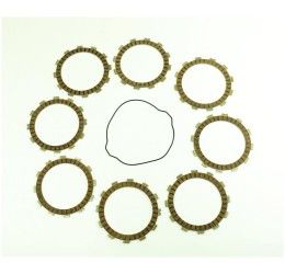 Kit dischi frizione guarniti Athena per KTM 250 EXC-F 07-13 + Guarnizione coperchio frizione