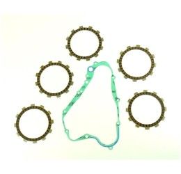 Kit dischi frizione guarniti Athena per Suzuki RM 85 02-22 + Guarnizione coperchio frizione