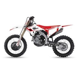 Kit Grafiche completo UFO per Honda CRF 250 R 22-23 Adesivi tecna bianco