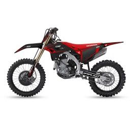 Kit Grafiche completo UFO per Honda CRF 250 R 22-23 Adesivi tecna nero