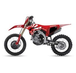 Kit Grafiche completo UFO per Honda CRF 450 R 21-23 Adesivi akaishi rosso