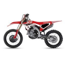 Kit Grafiche completo UFO per Honda CRF 450 R 21-23 Adesivi stokes rosso