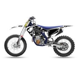 Kit Grafiche completo UFO per Husqvarna FC 450 19-22 Adesivi apodis bianco