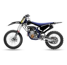 Kit Grafiche completo UFO per Husqvarna FC 450 19-22 Adesivi stokes nero