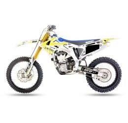 Kit Grafiche completo UFO per Suzuki RMZ 450 18-23 Adesivi akaishi bianco