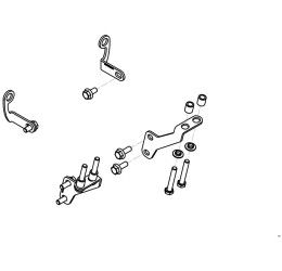 Kit montaggio condotti raffreddamento GP DUCTS CNC Racing per Ducati Scrambler 1100 18-24