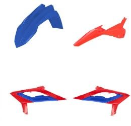 Kit plastiche base Acerbis per Beta RR 390 23-24 colore rosso/blu