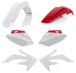 Kit plastiche base Acerbis per Honda CRF 450 R 07-08 colore rosso/bianco