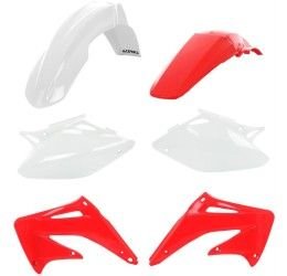 Kit plastiche base Acerbis per Honda CRF 450 R 2004 colore bianco/rosso