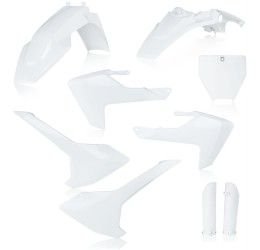Kit plastiche completo Acerbis per Husqvarna TC 65 17-23 colore bianco