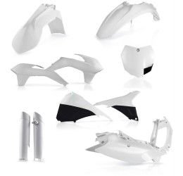 Kit plastiche completo Acerbis per KTM 125 SX 13-14 colore bianco