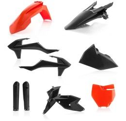 Kit plastiche completo Acerbis per KTM 125 SX 16-18 colore nero/arancio