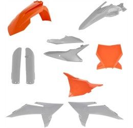 Kit plastiche completo Acerbis per KTM 85 SX 25-26 colore arancione/grigio