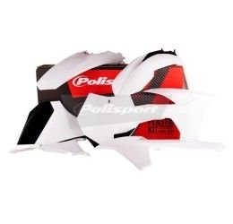 Kit plastiche base enduro / completo MX Polisport per KTM 125 SX 2011 bianco