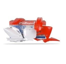 Kit plastiche completo MX Polisport per Honda CRF 150 R 07-24 rosso cr04/bianco - colore oem