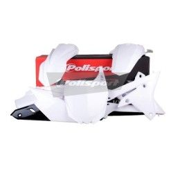 Kit plastiche completo MX Polisport per Yamaha YZ 450 F 14-17 bianco