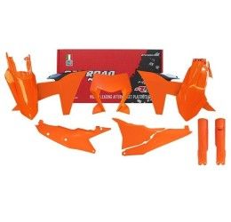 Kit plastiche completo Racetech per KTM 250 XCF-W 24-25 colore Arancione KTM-Nero