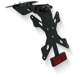 KIT Portatarga CNC Racing per Ducati Monster 1200 17-21 regolabile con Lucetarga LED + Catadiottro