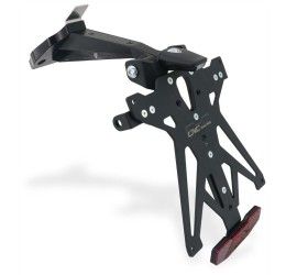 KIT Portatarga CNC Racing per Ducati Streetfighter V2 22-24 regolabile con Lucetarga LED + Catadiottro