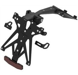 KIT Portatarga Lightech per Ducati Streetfighter V4 2025 regolabile con Lucetarga LED + Catadiottro