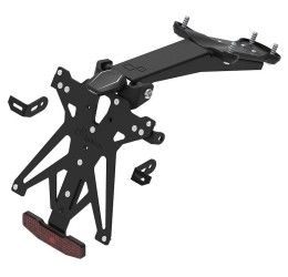 KIT Portatarga Lightech per Triumph Speed Triple 1200 RX 24-25 regolabile con Lucetarga LED + Catadiottro