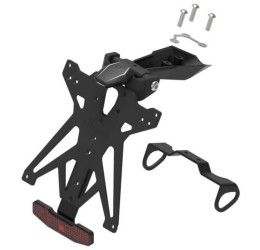 KIT Portatarga Lightech per Yamaha R1 M 15-22 | 24-25 regolabile con Lucetarga LED + Catadiottro