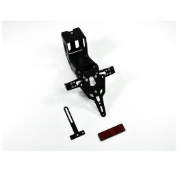 KIT Portatarga PRO Ibex Zieger per Aprilia Dorsoduro 1200 ABS 13-15 regolabile con Lucetarga LED + Catadiottro