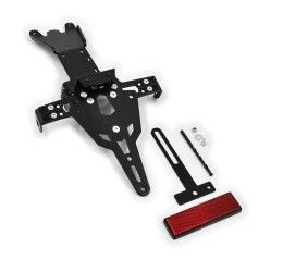 KIT Portatarga PRO Ibex Zieger per Ducati 1299 Panigale Superleggera 2018 regolabile con Lucetarga LED + Catadiottro