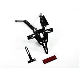 KIT Portatarga PRO Ibex Zieger per KTM 690 SMC R 08-13 regolabile con Lucetarga LED + Catadiottro