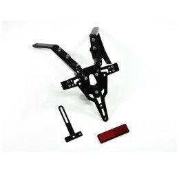 KIT Portatarga PRO Ibex Zieger per KTM 690 SMC R 14-16 regolabile con Lucetarga LED + Catadiottro