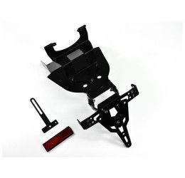 KIT Portatarga PRO Ibex Zieger per Triumph Street Triple 675 07-12 regolabile con Lucetarga LED + Catadiottro