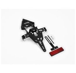 KIT Portatarga PRO Ibex Zieger per Triumph Street Triple 765 RS 17-23 regolabile con Lucetarga LED + Catadiottro